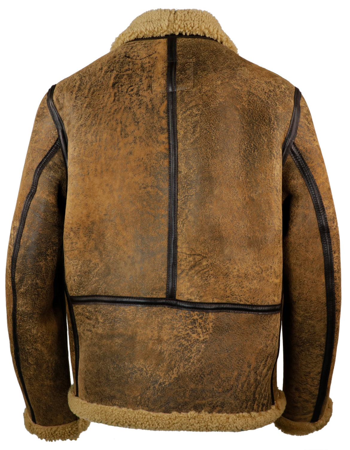 ANTIQUE BROWN SHEEPSKIN JACKET