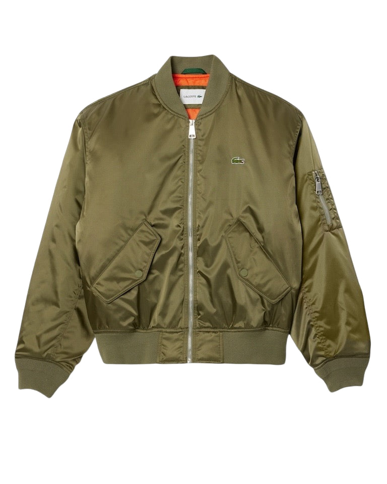 Lacoste Black Bomber Jacket