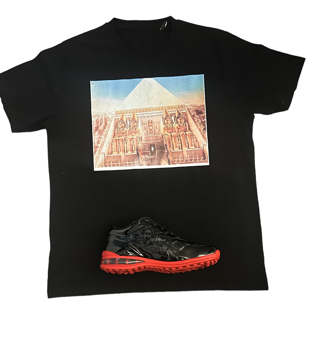 66KP11 Brand Black Short Sleeve t-Shirt